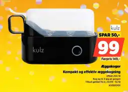 Power kulz æggekoger tilbud