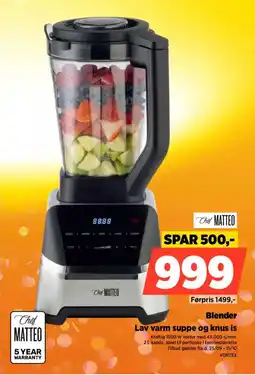 Power Chef Matteo Blender tilbud
