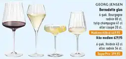 Imerco Georg Jensen Bernadotte glas tilbud