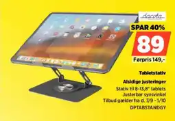 Power Dacota Tabletstativ tilbud