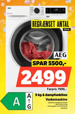 Power AEG Vaskemaskine tilbud