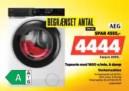 Power AEG Vaskemaskine tilbud