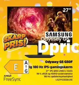 Power Samsung Odyssey G5 G50F tilbud