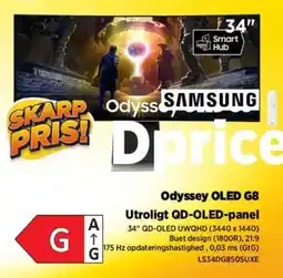 Power Samsung Odyssey OLED G8 tilbud