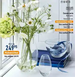 Imerco Holme Gaard Cocoon serie Klar glas tilbud