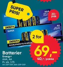 BigDollar Energy+ Batterier tilbud