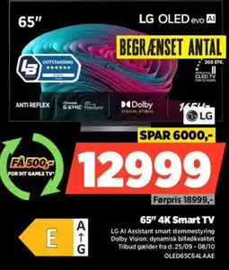 Power LG OLED evo AI 65" tilbud