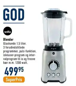 Imerco Wilfa Blender tilbud
