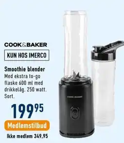 Imerco Cook&Baker smoothie blender tilbud