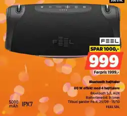 Power Feel bluetooth højttaler tilbud