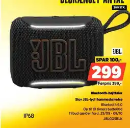 Power JBL Bluetooth-højttaler tilbud