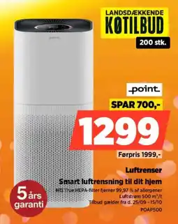 Power point luftrenser tilbud