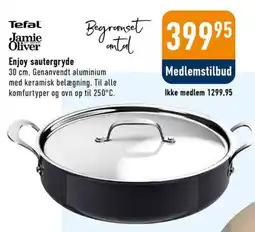 Imerco Tefal Jamie Oliver Enjoy sautergryde tilbud