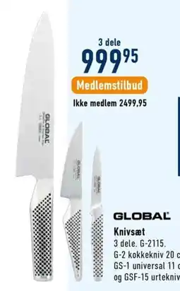 Imerco Global knivsæt tilbud
