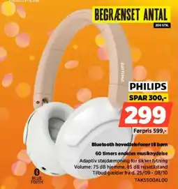 Power Philips bluetooth hovedtelefoner til børn tilbud