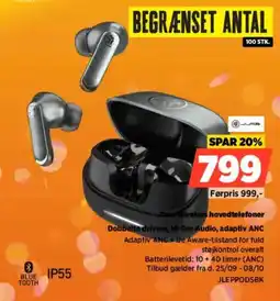 Power JLab True Wireless hovedtelefoner tilbud