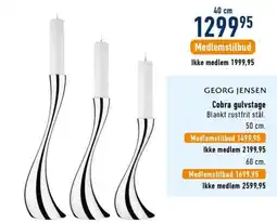 Imerco Georg Jensen Cobra gulvstage tilbud