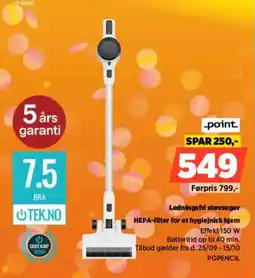 Power Popencil ledningsfri støvsuger tilbud