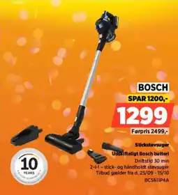 Power Bosch stickstøvsuger tilbud