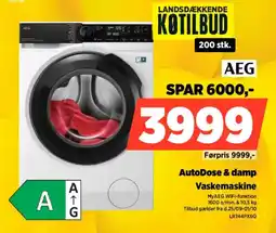 Power AEG Vaskemaskine tilbud