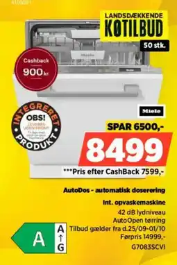 Power Miele int. opvaskemaskine tilbud