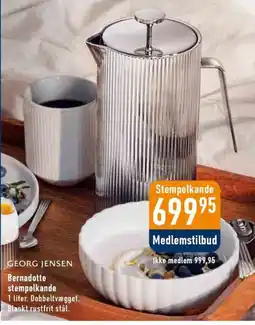 Imerco Georg Jensen Bernadotte stempelkande tilbud
