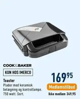 Imerco Cook&Baker Toaster tilbud