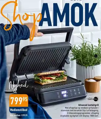 Green Pan Advanced kontaktgrill