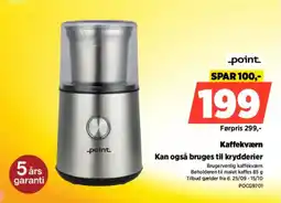 Power Point kaffekværn tilbud