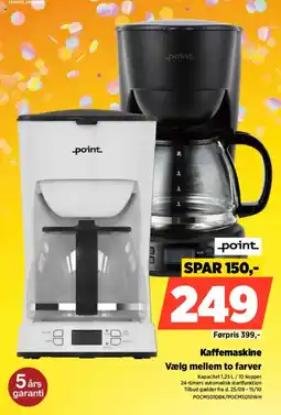 Power Point kaffemaskine tilbud