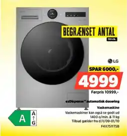 Power LG Vaskemaskine tilbud