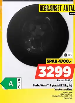 Power LG Vaskemaskine tilbud