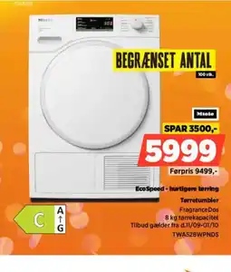 Power Miele Tørretumbler tilbud