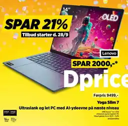 Power Lenovo Yoga Slim 7 tilbud