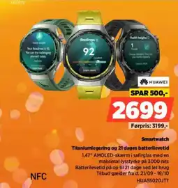 Power Huawei Smartwatch tilbud