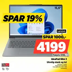 Power Lenovo IdeaPad Slim 3 tilbud