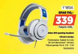 Power Turtle Beach Atlas 200 gaming headset tilbud