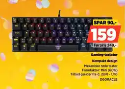 Power DGORACLE Gaming-tastatur tilbud