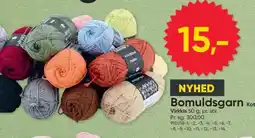 BigDollar Kottekst Bomuldsgarn tilbud