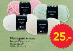BigDollar Kotikulta Fløjls garn tilbud