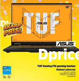 Power Asus TUF Gaming F16 tilbud