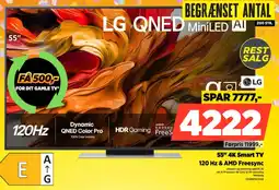 Power LG QNED MiniLED AI 55" 4K Smart TV tilbud