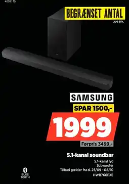 Power Samsung 5.1-kanal soundbar tilbud