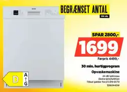 Power Bene Opvaskemaskine tilbud