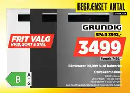 Power Grundig Opvaskemaskine tilbud