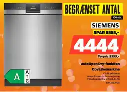 Power Siemens Opvaskemaskine tilbud