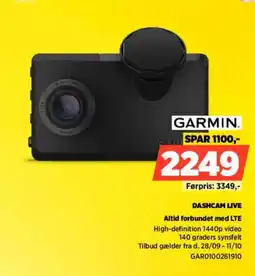 Power Garmin dashcam live tilbud