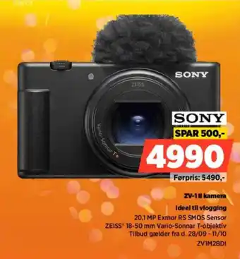 Sony ZV-1 II kamera