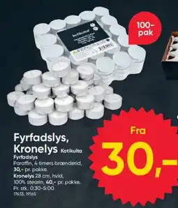 BigDollar Kotikulta Fyrfadsllys tilbud