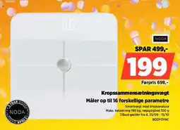 Power Nooa kropssammensætningsvægt tilbud